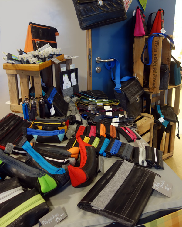 upcycling aus Fahrradschlauch